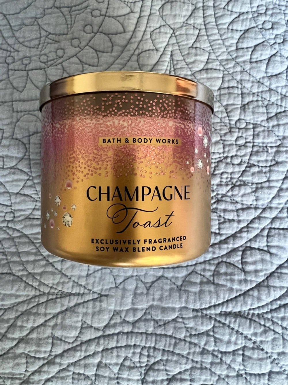 Bath & Body Works Champagne Toast 3-Wick Candle - Brand New!